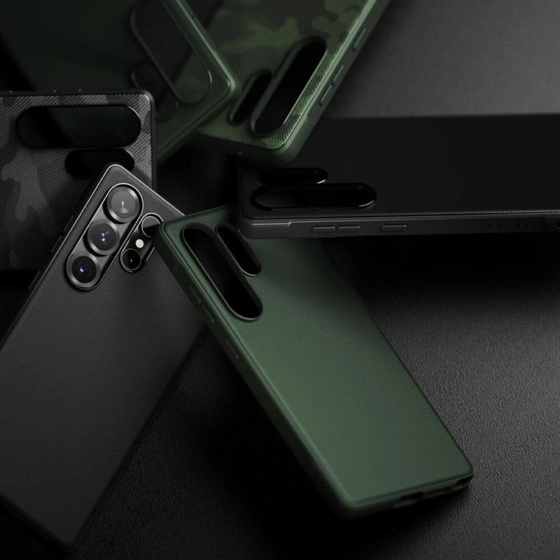 Funda Ringke Onyx para Samsung Galaxy S25 Ultra, verde oscuro