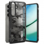 Funda Ringke Fusion-X para Samsung Galaxy S25+, negro camuflaje