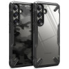 Funda Ringke Fusion-X para Samsung Galaxy S25+, negro camuflaje