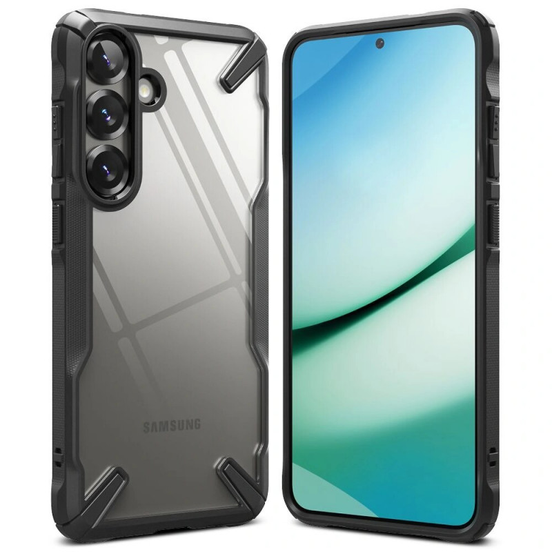 Funda Ringke Fusion-X para Samsung Galaxy S25+, negra