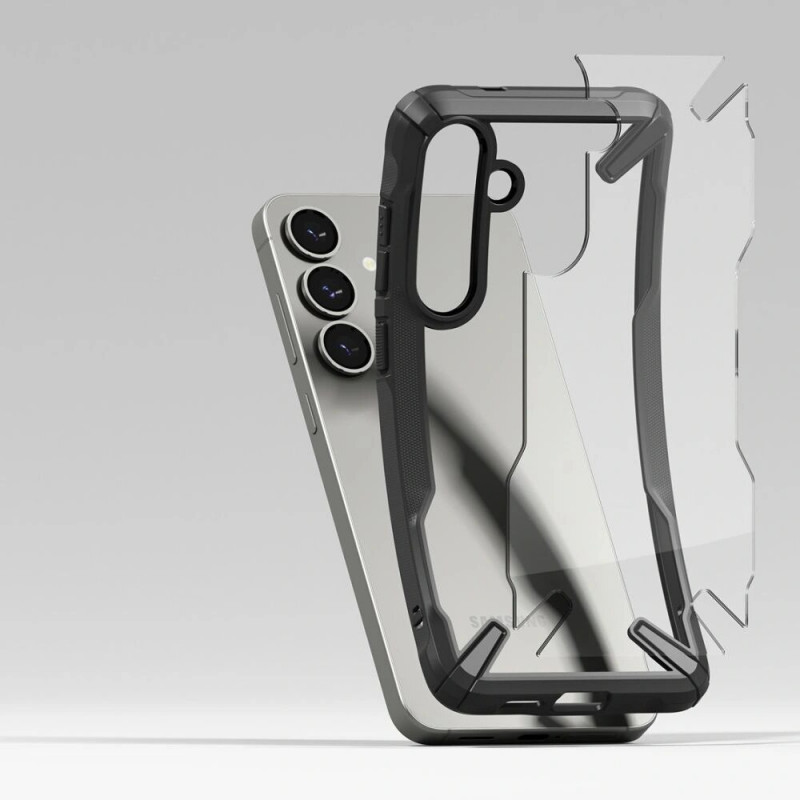 Funda Ringke Fusion-X para Samsung Galaxy S25+, negra