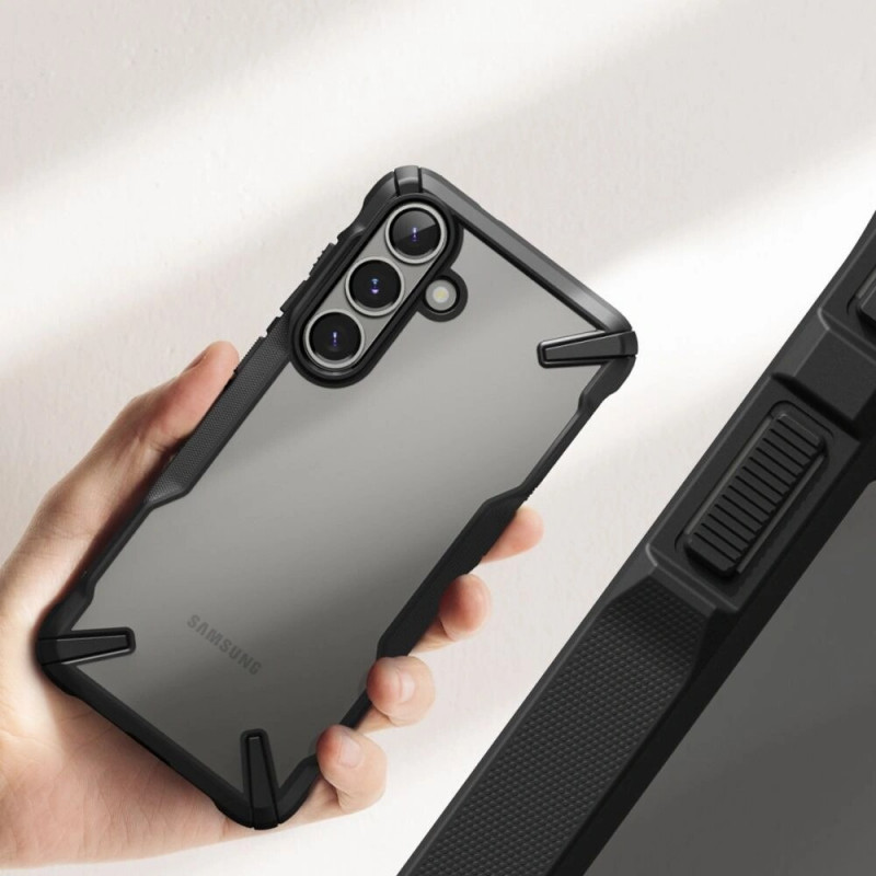 Funda Ringke Fusion-X para Samsung Galaxy S25+, negra