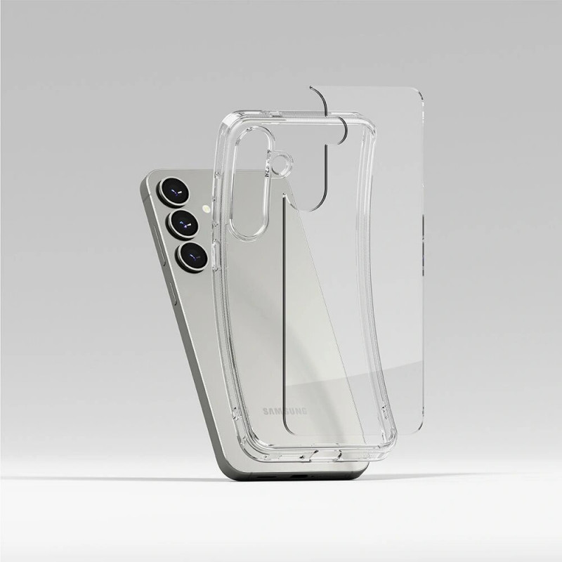 Funda Ringke Fusion para Samsung Galaxy S25+, transparente