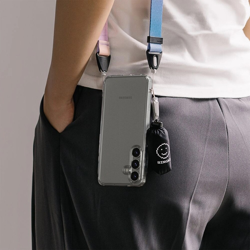 Funda Ringke Fusion para Samsung Galaxy S25+, transparente