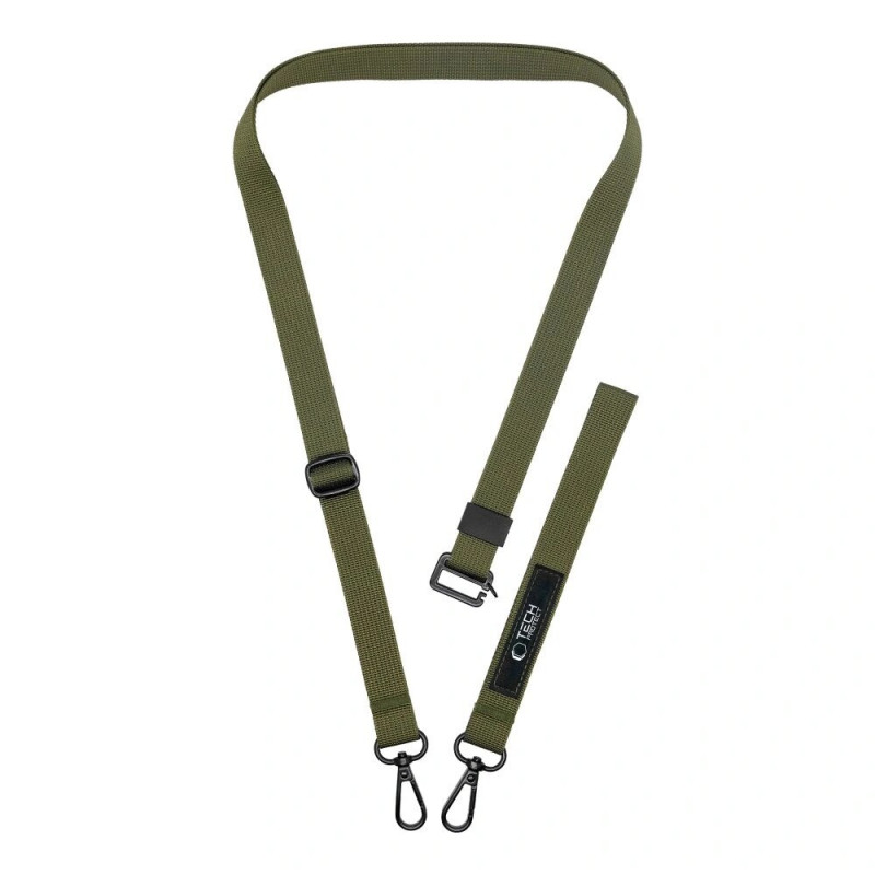 Colgante para teléfono Tech-Protect C6S Rope Crossbody 2 en 1, Cargo Khaki (oliva)