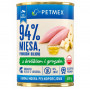 Petmex con conejo y pera para perros adultos, 400 g