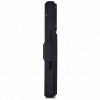 Funda cartera desmontable de silicona texturizada Decoded para Apple iPhone 18 Pro Max / iPhone 17 Pro Max, negro fantasma