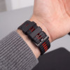 Correa para reloj Tech-Protect Iconband Pro para Garmin Fenix 5X / 5X Plus / 6X / 6X Pro / 7X / 8 / 8 Pro / 9 / 9 Pro (47 mm), negra / roja