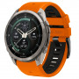 Correa de reloj Tech-Protect Iconband Pro THP6048 para Garmin Fenix 5X / 5X Plus / 6X / 6X Pro / 7X / 8 / 8 Pro / 9 / 9 Pro (47 mm), naranja / negro