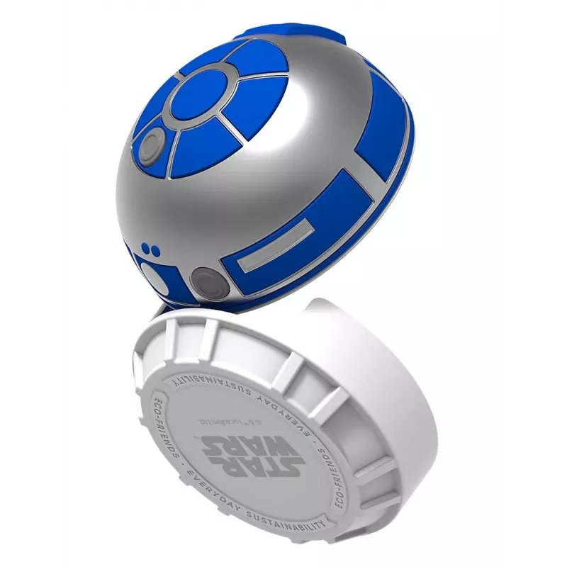 Funda Samsung Eco-Friends R2-D2T GP-FPR510HOASW para Buds, blanca