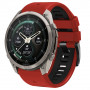 Correa de reloj Tech-Protect Iconband Pro THP6050 para Garmin Fenix 5X / 5X Plus / 6X / 6X Pro / 7X / 8 / 8 Pro / 9 / 9 Pro (47 mm), roja / negra