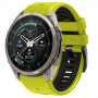 Correa de reloj Tech-Protect Iconband Pro THP6051 para Garmin Fenix 5X / 5X Plus / 6X / 6X Pro / 7X / 8 / 8 Pro / 9 / 9 Pro (47 mm), lima / negro
