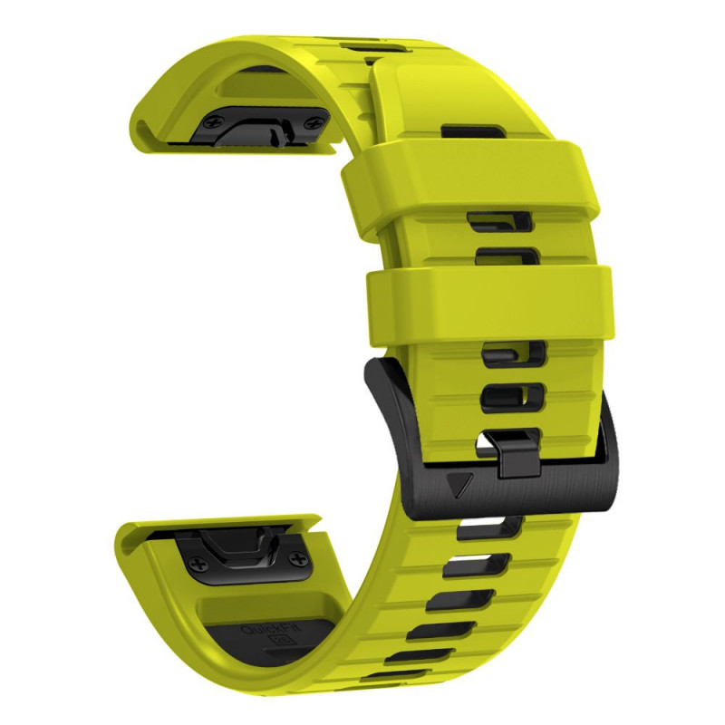 Correa de reloj Tech-Protect Iconband Pro THP6051 para Garmin Fenix 5X / 5X Plus / 6X / 6X Pro / 7X / 8 / 8 Pro / 9 / 9 Pro (47 mm), lima / negro