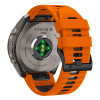 Correa de reloj Tech-Protect Iconband Pro THP6044 para Garmin Fenix 5X / 5X Plus / 6X / 6X Pro / 7X / 8 / 8 Pro / 9 / 9 Pro (51 mm), naranja / negro