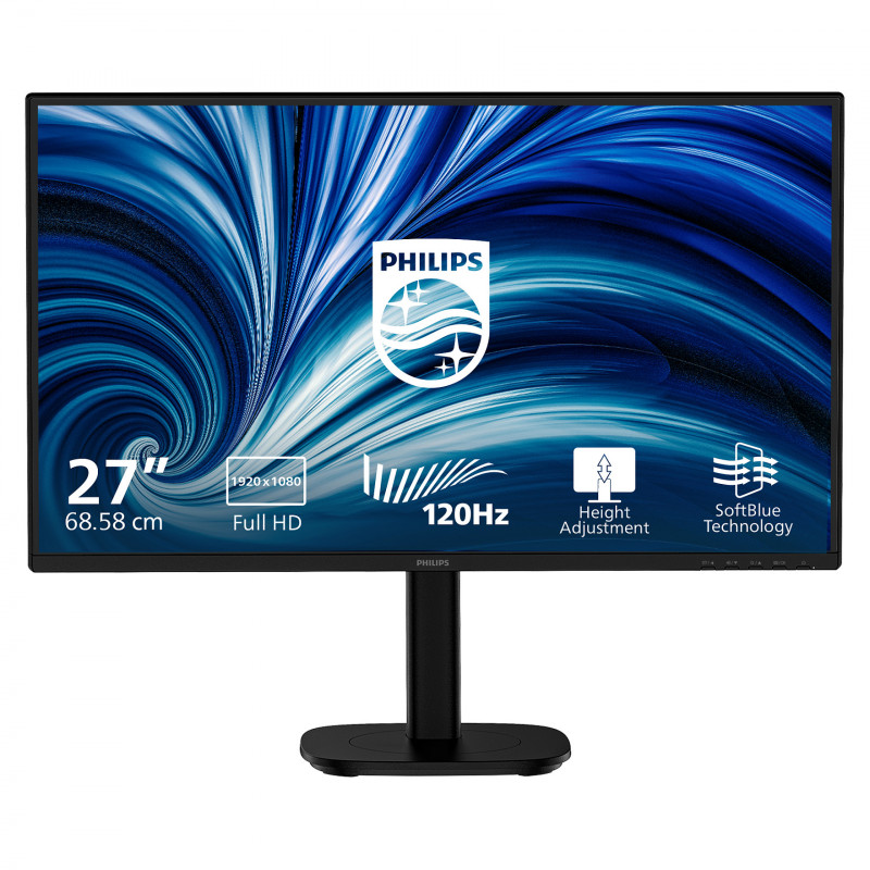 Monitor LED Philips 3000 Series 27B2N3200A/00 de 27 pulgadas, IPS, Full HD, negro