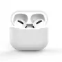 Funda de silicona Hurtel para AirPods 2 / AirPods 1, blanca