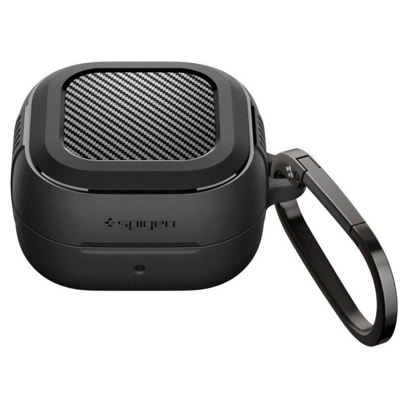 Funda Spigen Rugged Armor para Samsung Galaxy Buds 4 / 4 Pro, negro mate