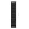 Correa de reloj Tech-Protect NylonLoop THP6104 para Garmin Fenix 5X / 5X Plus / 6X / 6X Pro / 7X / 8 / 8 Pro / 9 / 9 Pro (51 mm), negra