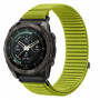 Correa de reloj Tech-Protect NylonLoop THP6106 para Garmin Fenix 5X / 5X Plus / 6X / 6X Pro / 7X / 8 / 8 Pro / 9 / 9 Pro (51 mm), lima eléctrico