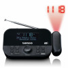 Radio despertador Lenco CR-615BK con proyección, DAB+/FM, negro