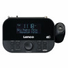 Radio despertador Lenco CR-615BK con proyección, DAB+/FM, negro