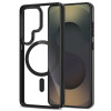 Funda MagSafe Tech-Protect Magmat para Samsung Galaxy S26 Ultra, negra/transparente