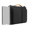 Funda para portátil Tech-Protect Defender Bag THP4355 13-14", negro/naranja