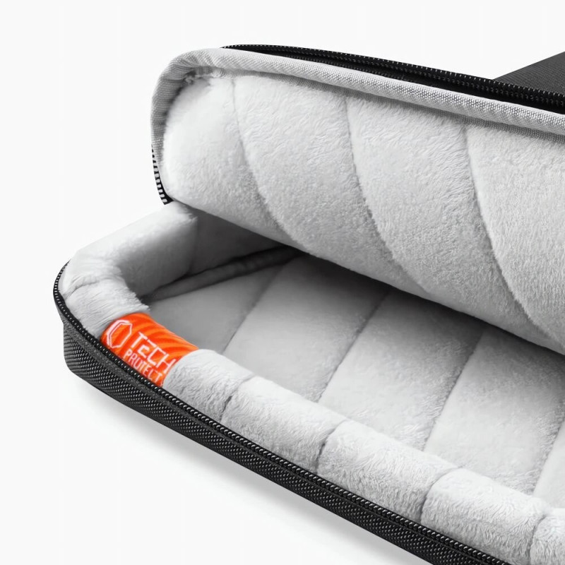 Funda para portátil Tech-Protect Defender Bag THP4355 13-14", negro/naranja