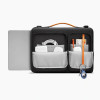 Funda para portátil Tech-Protect Defender Bag THP4355 13-14", negro/naranja
