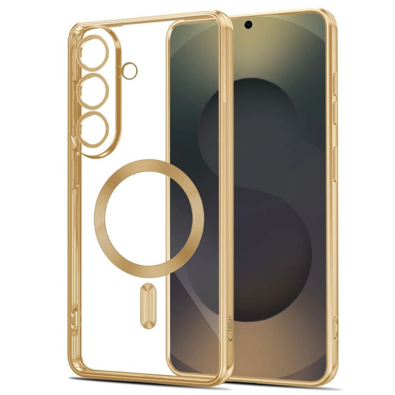 Funda MagFlex MagSafe Tech-Protect para Samsung Galaxy S26, dorado brillante