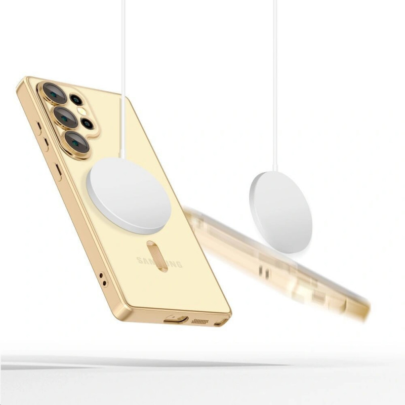 Funda MagFlex MagSafe Tech-Protect para Samsung Galaxy S26, dorado brillante