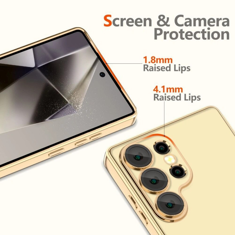 Funda MagFlex MagSafe Tech-Protect para Samsung Galaxy S26 Ultra, dorado brillante
