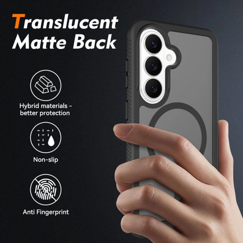Funda Tech-Protect Defense MagSafe para Samsung Galaxy S26, negro mate