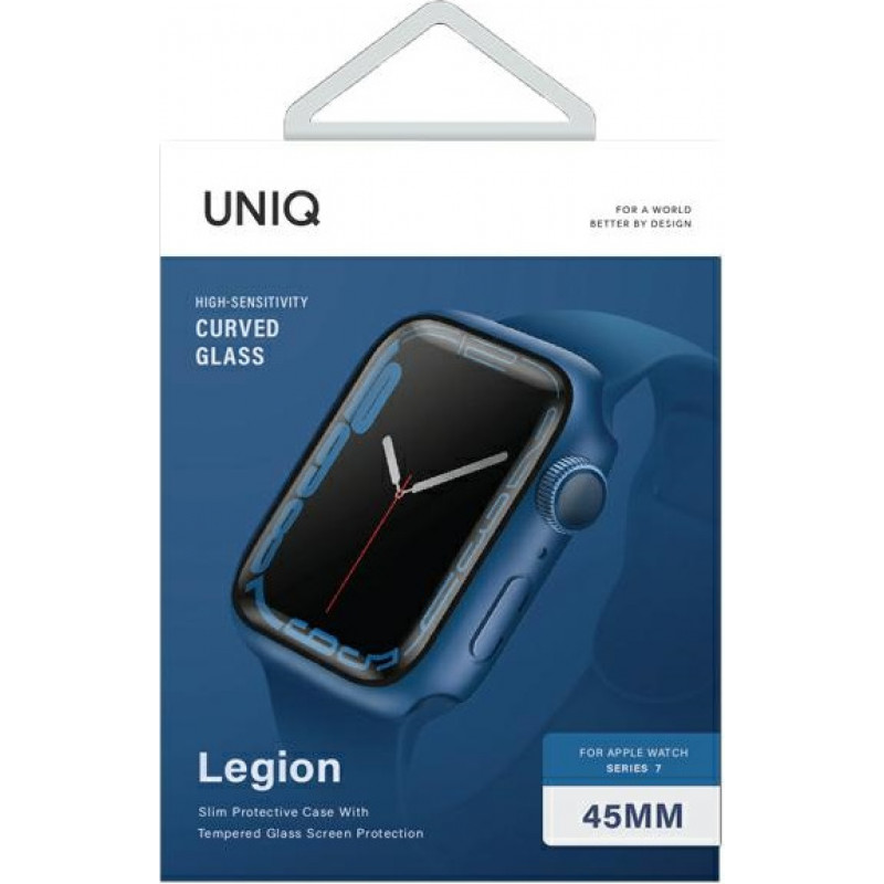 Funda UNIQ Legion para Apple Watch Series 7/8/9 45 mm, azul