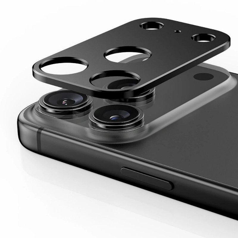 Funda para cámara Tech-Protect Camalloy Fit+ para Apple iPhone 17 Pro Max, negra