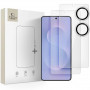 Set de cristal templado Tech-Protect Glass Set+ THP4200 para Samsung Galaxy S25 Edge (3 uds.), transparente