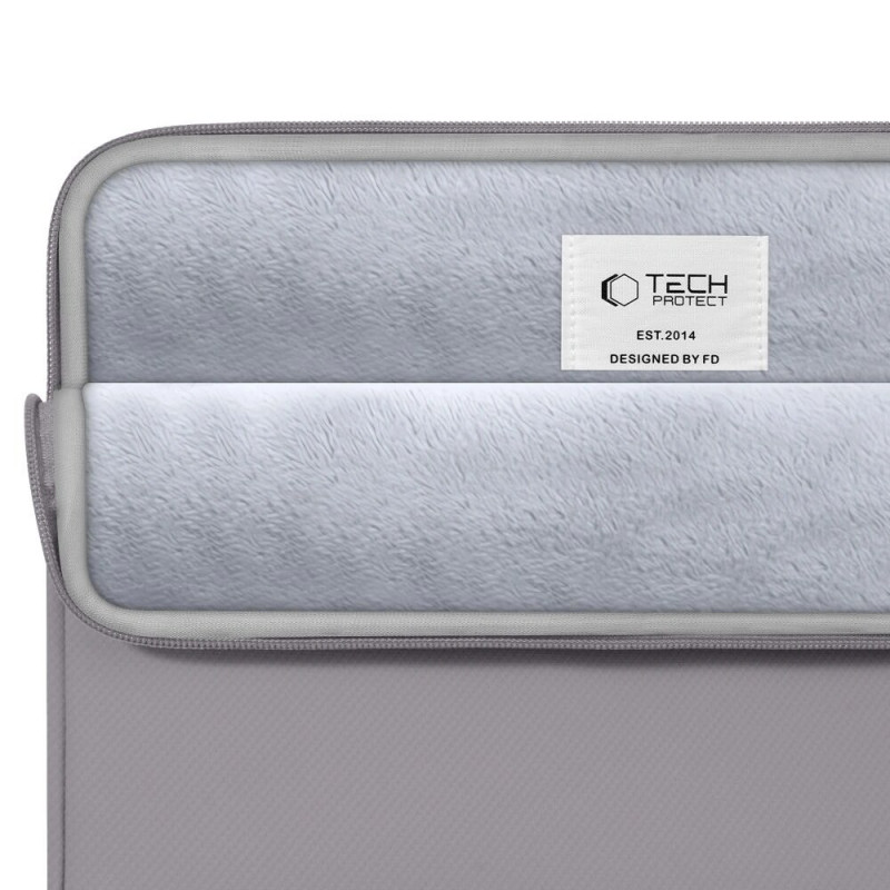 Funda para portátil Tech-Protect Sleeve 15-16", gris crayón