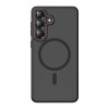 Funda MagSafe Tech-Protect MagCam para Samsung Galaxy S26, negro mate/rojo