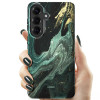 Funda Tech-Protect Lamano MagSafe para Samsung Galaxy S26, negra y verde