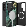 Funda Tech-Protect Lamano MagSafe para Samsung Galaxy S26 Ultra, negra y verde