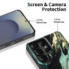Funda Tech-Protect Lamano MagSafe para Samsung Galaxy S26 Ultra, negra y verde