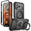 Funda Supcase Grip Pro Mag MagSafe para Apple iPhone 17 Pro Max / 18 Pro Max, negra