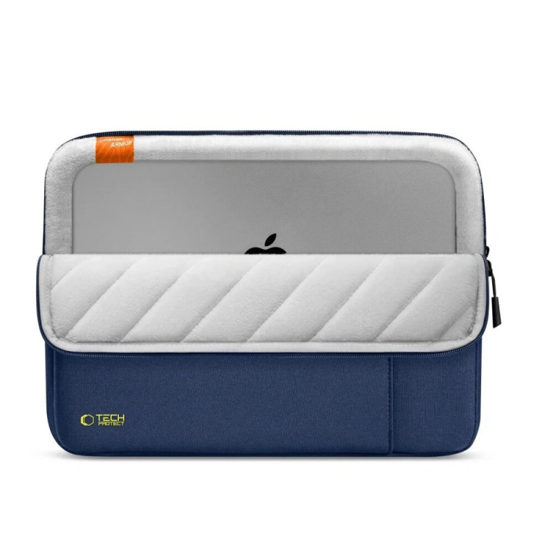 Funda para portátil Tech-Protect Defender 13-14", azul marino