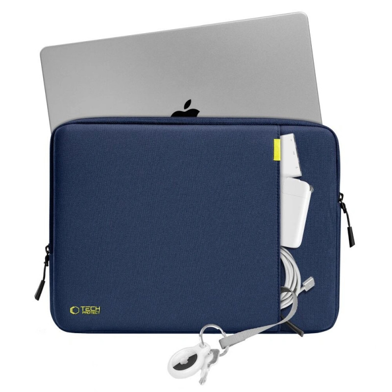 Funda para portátil Tech-Protect Defender 13-14", azul marino