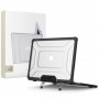 Funda Tech-Protect SmartShell Pro para Apple MacBook Air 13" (M2/M3/M4/M5) 2023-2025, negra/transparente