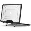 Funda Tech-Protect SmartShell Pro para Apple MacBook Air 13" (M2/M3/M4/M5) 2023-2025, negra/transparente