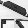 Funda Tech-Protect SmartShell Pro para Apple MacBook Air 13" (M2/M3/M4/M5) 2023-2025, negra/transparente
