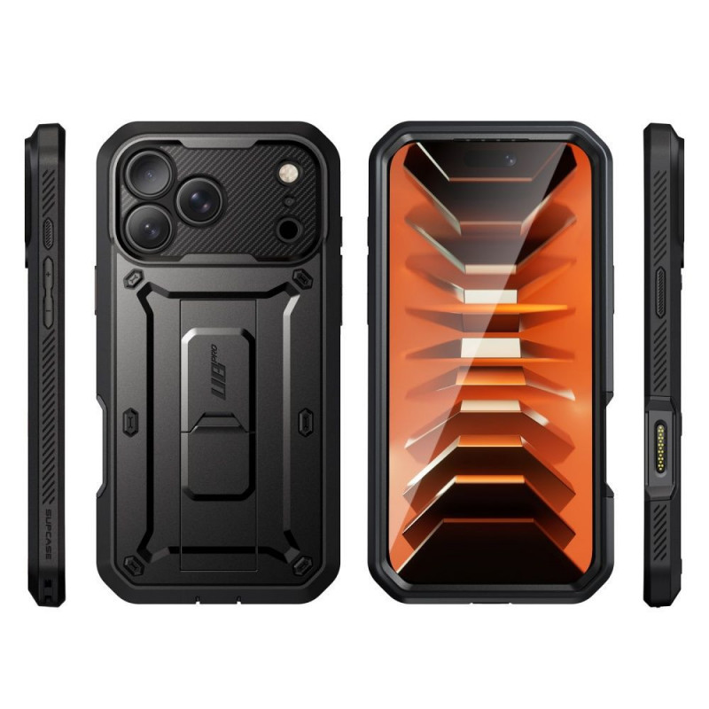 Funda Supcase Unicorn Beetle Pro para Apple iPhone 17 Pro Max / 18 Pro Max, negra