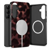 Funda Tech-Protect Lamano MagSafe para Samsung Galaxy S26, marrón y negra