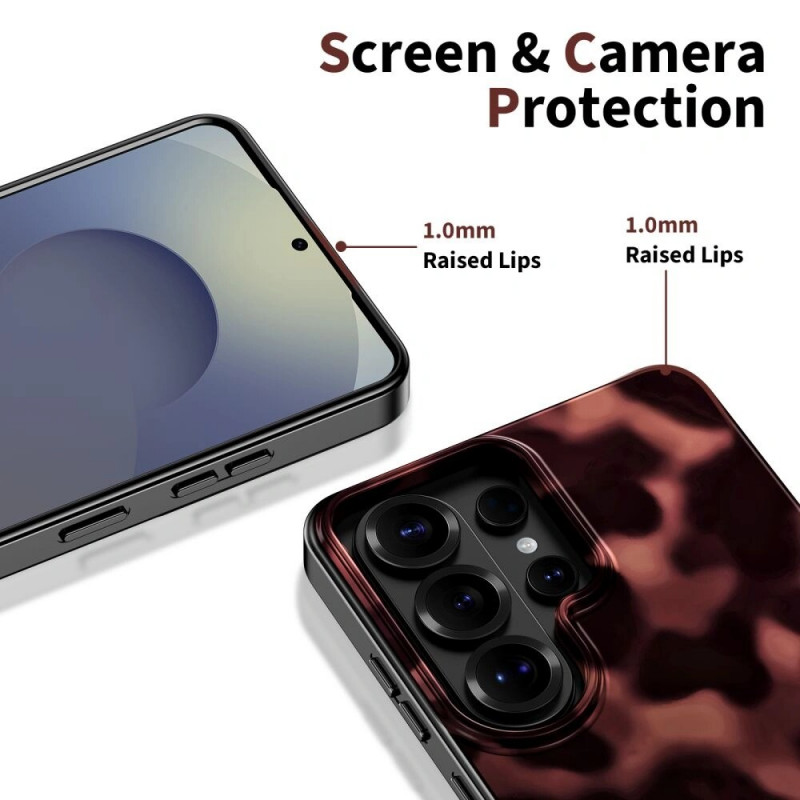 Funda Tech-Protect Lamano MagSafe para Samsung Galaxy S26 Ultra, marrón y negra